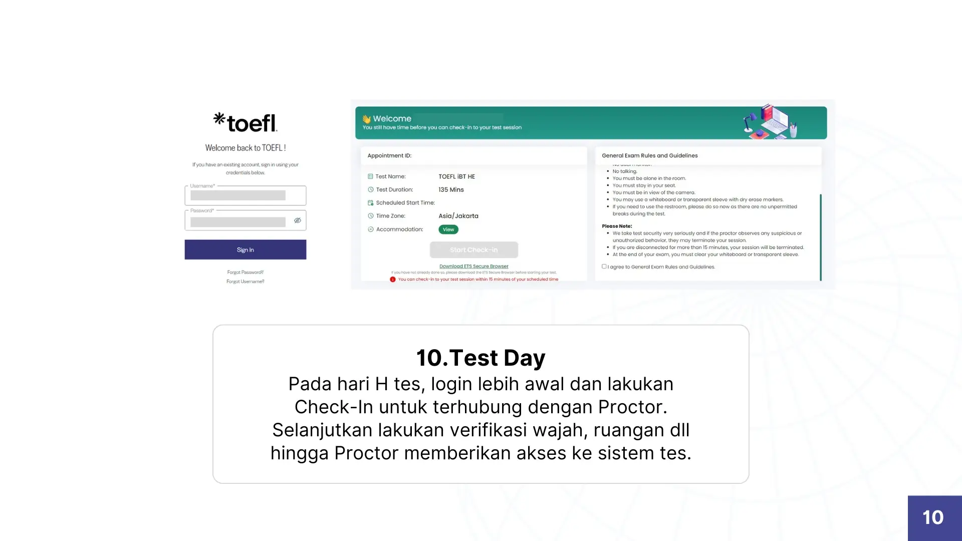 Cara mendaftar tes TOEFL IBT