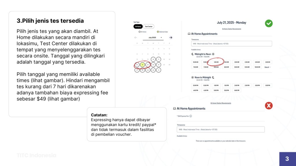 Cara mendaftar tes TOEFL IBT menggunakan voucher - TITC Indonesia