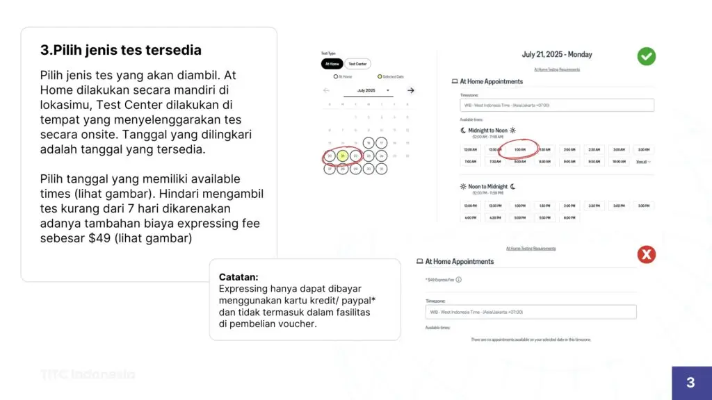 Cara mendaftar tes TOEFL IBT menggunakan voucher - TITC Indonesia