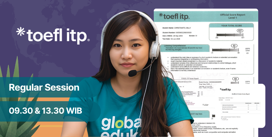TOEFL ITP REGULAR SESSION